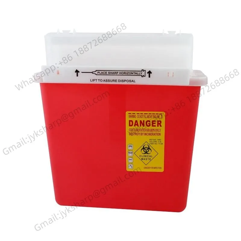 Large Sharps Container With Mailbox-style Lid factory